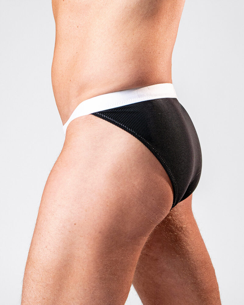 Midnight Brief - Back View Three Quarter Waist