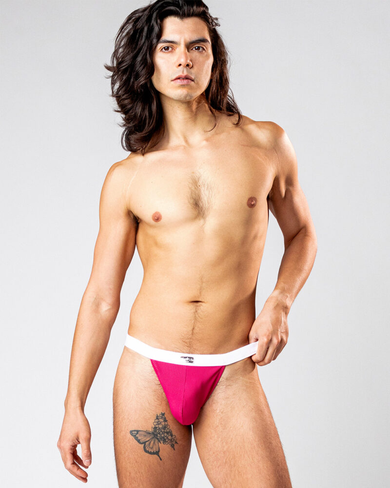 Underwear Ribbed Edition Rose Thong - Image 3