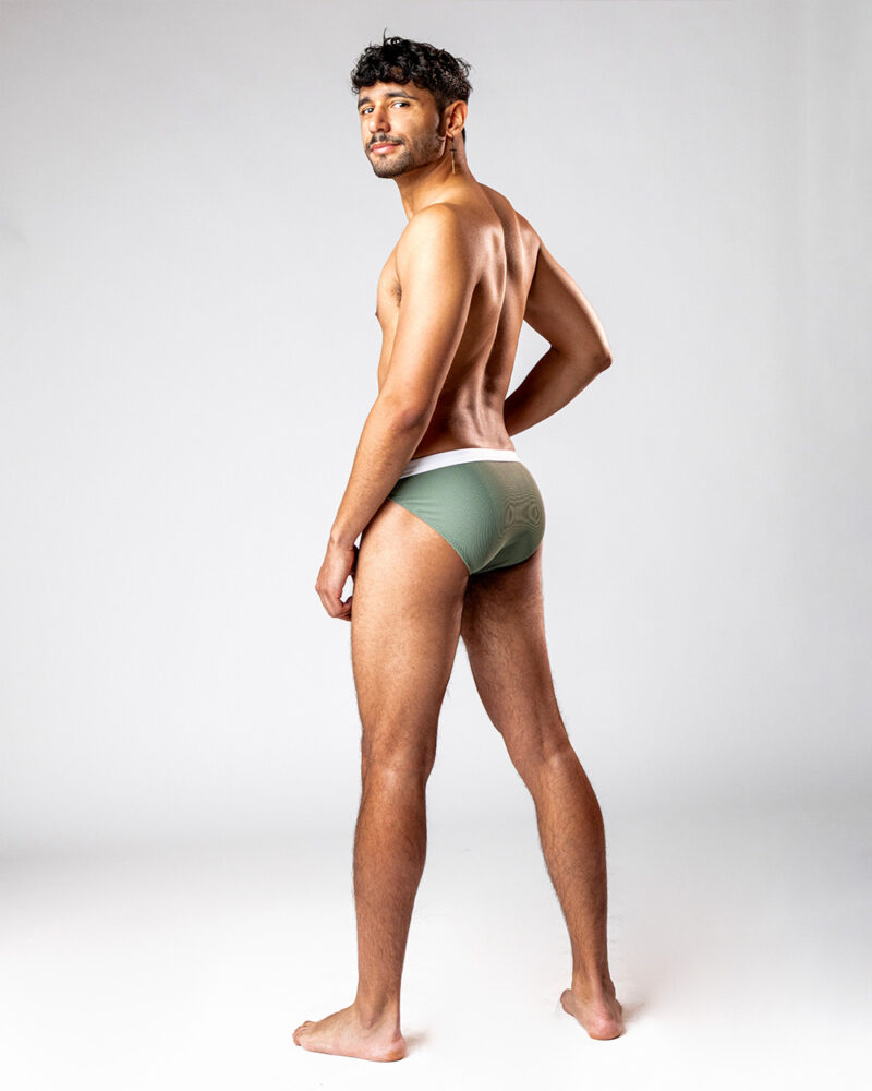Underwear Ribbed Edition Sage Brief - Image 3