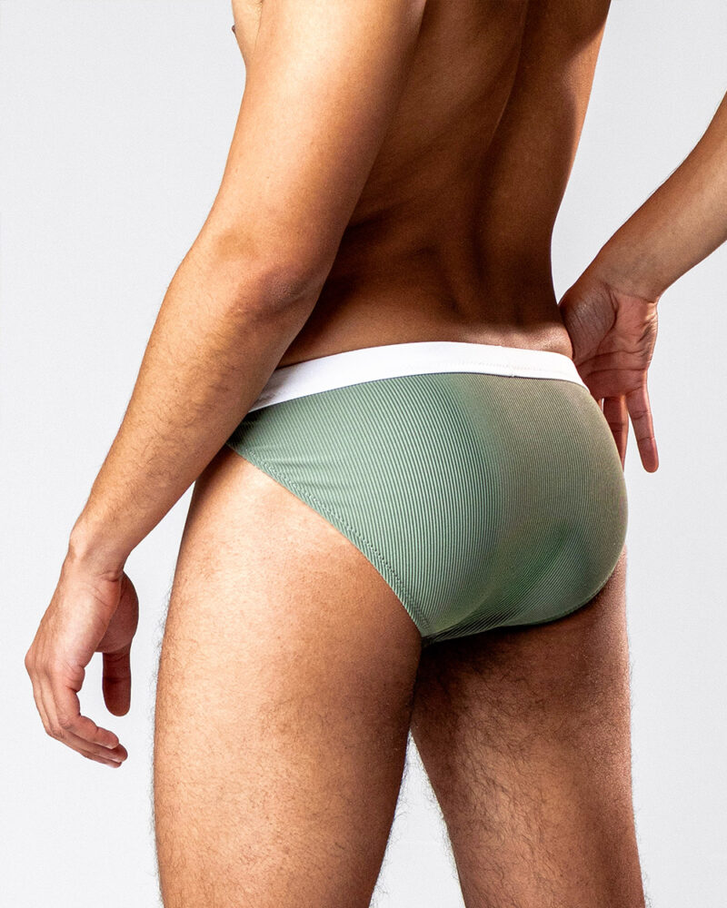 Underwear Ribbed Edition Sage Brief - Image 6