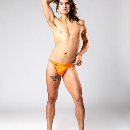 Sun-Flare Tiger Swimsuit - Front View Full Body