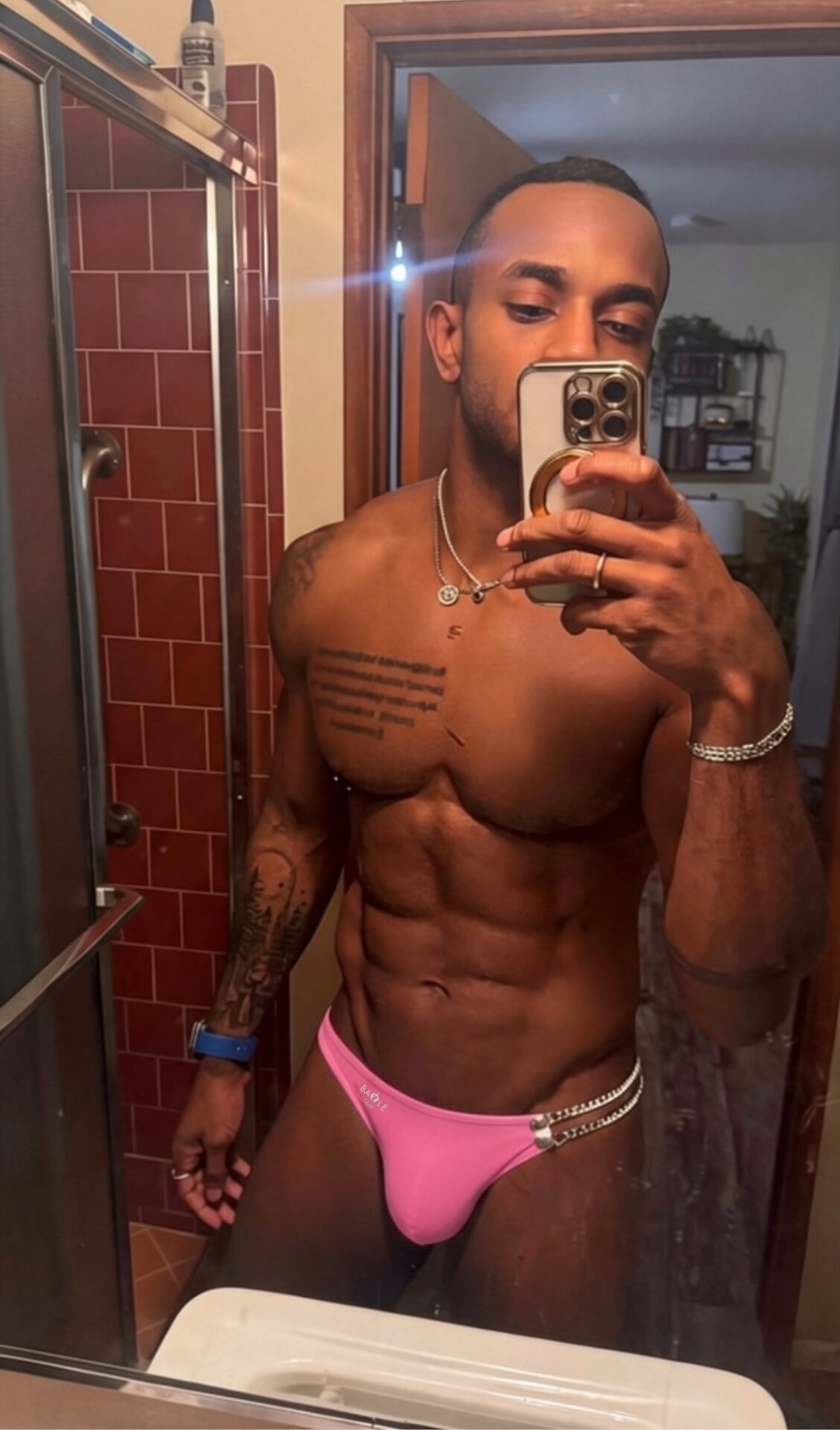 Double ChainZ Swim Bikini Briefs - Image 6