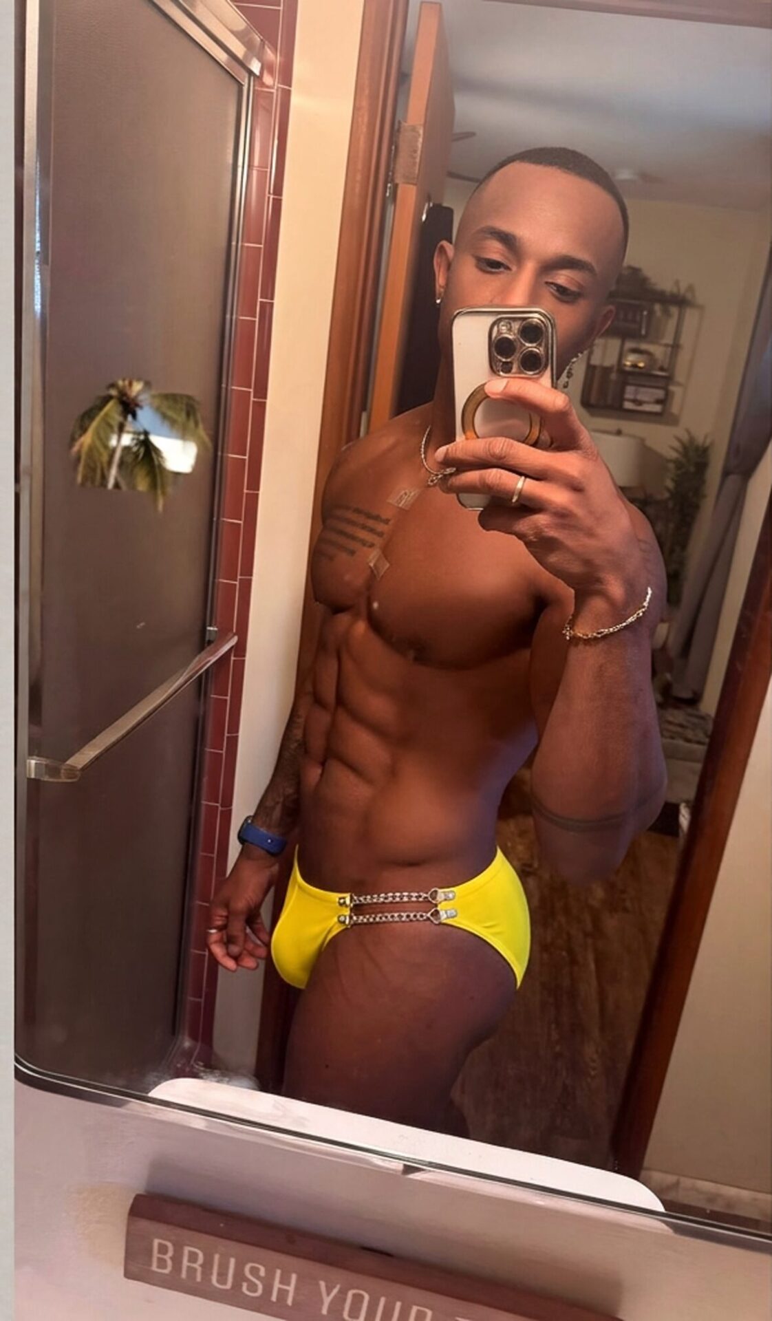 Double ChainZ Swim Bikini Briefs - Image 5